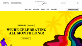 What Santamonicaplace.com website looked like in 2023 (This year)