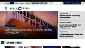 What Scbiznews.com website looked like in 2023 (This year)