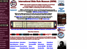 What Sliderulemuseum.com website looked like in 2023 (This year)