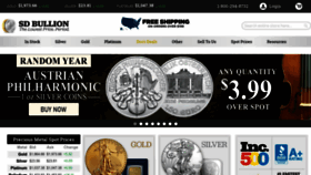 What Sdbullion.com website looked like in 2023 (This year)