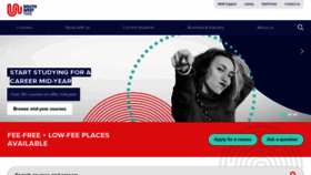 What Swtafe.edu.au website looked like in 2023 (This year)