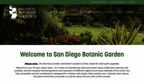 What Sdbgarden.org website looked like in 2023 (This year)