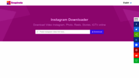 What Snapinsta.tools website looked like in 2023 (1 year ago)