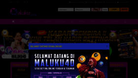 What Siapmaluku.live website looked like in 2023 (This year)