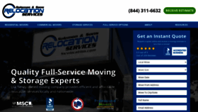 What Ssrelocation.com website looked like in 2023 (This year)
