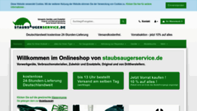 What Staubsaugerservice.de website looked like in 2023 (This year)
