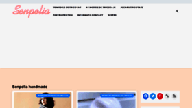 What Senpolia.ro website looked like in 2023 (This year)
