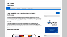 What Skypbn.com website looked like in 2023 (This year)