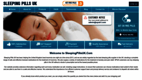 What Sleepingpillsuk.com website looked like in 2023 (This year)