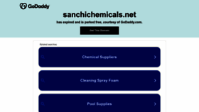 What Sanchichemicals.net website looked like in 2023 (This year)