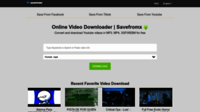 What Savefromx.com website looked like in 2023 (This year)