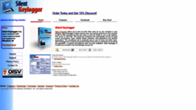 What Silentkeylogger.com website looked like in 2023 (This year)