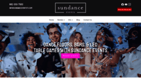 What Sundanceeventstx.com website looked like in 2023 (This year)