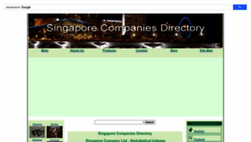 What Singapore-companies-directory.com website looked like in 2023 (This year)