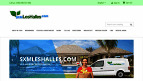 What Sxmleshalles.com website looked like in 2023 (This year)