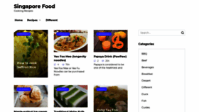 What Singaporelocalfavourites.com website looked like in 2023 (This year)