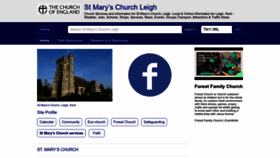 What Stmarysleigh.org.uk website looked like in 2023 (This year)