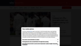 What Skysports.fr website looked like in 2023 (2 years ago)