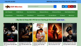 What Ssrmovies.co website looked like in 2023 (This year)