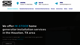 What Strategicelectricalsolutions.com website looked like in 2023 (This year)