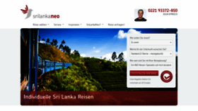 What Srilankaneo.de website looked like in 2023 (This year)