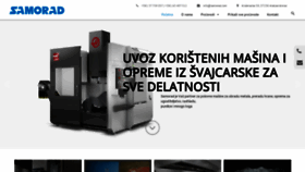 What Samorad.com website looked like in 2023 (2 years ago)