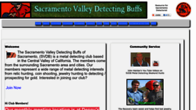 What Sacramentovalleydetectingbuffs.com website looked like in 2023 (This year)