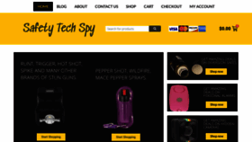 What Safetytechspy.com website looked like in 2023 (This year)