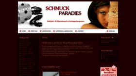 What Schmuckparadies.at website looked like in 2023 (This year)