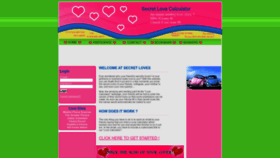 What Secret-loves.com website looked like in 2023 (This year)