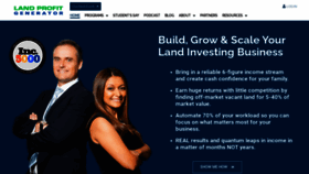 What Secretlandprofits.com website looked like in 2023 (This year)
