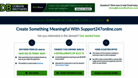 What Support247online.com website looked like in 2023 (1 year ago)