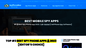 What Spyphonemax.com website looked like in 2023 (This year)