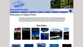 What Sigmapress.co.uk website looked like in 2023 (This year)