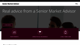 What Seniormarketadvisor.com website looked like in 2023 (This year)