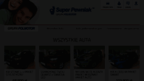 What Superpewniak.pl website looked like in 2023 (This year)