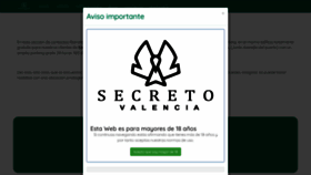 What Secretovalencia.com website looked like in 2023 (This year)