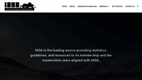 What Snowiasa.org website looked like in 2023 (3 years ago)