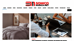 What Sonicomusica.net website looked like in 2023 (This year)