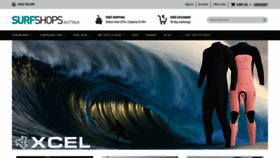 What Surfshopsaustralia.com.au website looked like in 2023 (This year)