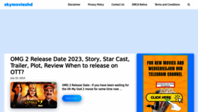 What Skymovieshd.world website looked like in 2023 (This year)