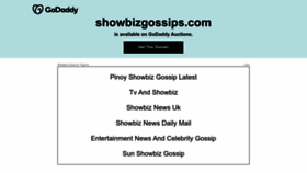 What Showbizgossips.com website looked like in 2023 (This year)