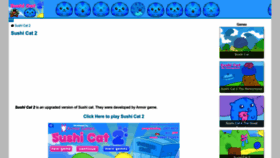 What Sushi-cat2.com website looked like in 2023 (This year)