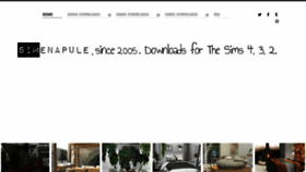 What Simenapule.it website looked like in 2023 (This year)
