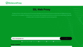 What Sslsecureproxy.com website looked like in 2023 (This year)