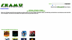 What Skamu.com website looked like in 2023 (This year)