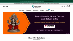What Silvergiftry.in website looked like in 2023 (This year)