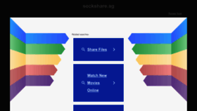 What Sockshare.ag website looked like in 2023 (This year)