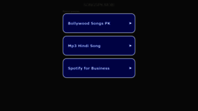 What Songspk.mobi website looked like in 2023 (This year)