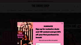 What Snookienicole.com website looked like in 2023 (This year)